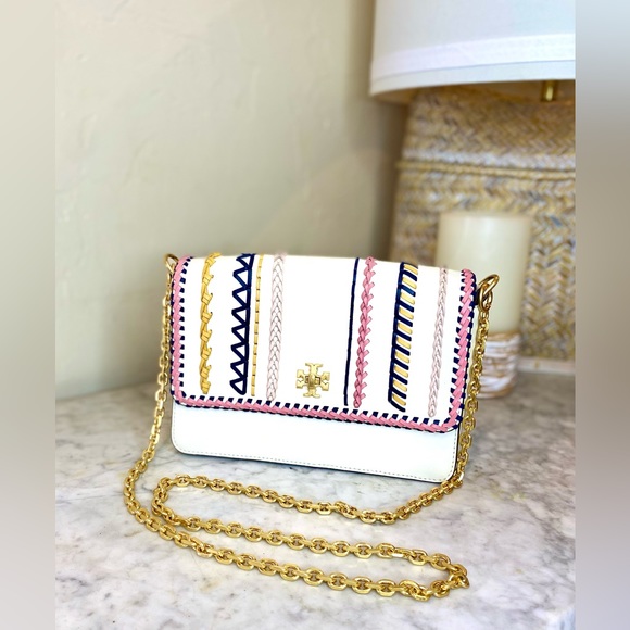 TORY BURCH *RARE* Kira Whipstitch Crossbody - Picture 4 of 8